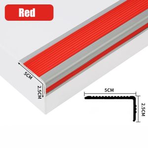 MODERNLUX L-Shaped Stair Anti-Slip Tape PVC Self-adhesive Non-Slip Protector Strips Waterproof Stair Edging Strips Home Office