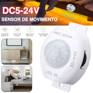 Cảm biến chuyển động DC 5V 12V công tắc đèn phong trào Detector tự động chuyển động PIR Sens
