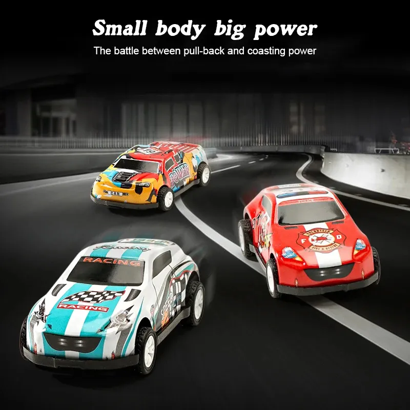 30/52/60 pcs Alloy Car Kids Racing Toys Pullback Car with Toy