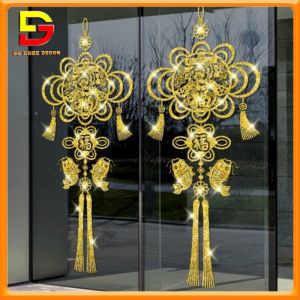 Bộ Decal Đón Năm Mới May Mắn Tài Lộc - Decal Dán Tường Kính Trang Trí Tết Nhiều Mẫu DGH-460