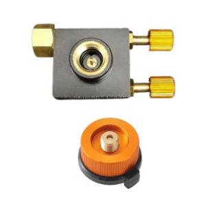 Multiple Compatible Outdoor Stove Conversion Set Secure Pressure Release Valves Easy Carry Small Design For Backpackers Cyclists