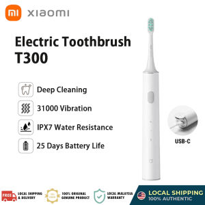 Xiaomi Mijia T300 Electric Toothbrush Smart Sonic Ultrasonic Toothbrush Rechargeable IPX7 Wireless Oral Hygiene Cleaner Automatic Tooth Brush