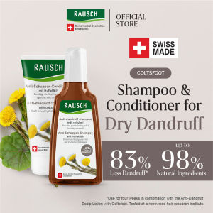 RAUSCH - Dry Dandruff and Itchy Scalp - Anti-Dandruff Collection with Coltsfoot (Shampoo + Conditioner)
