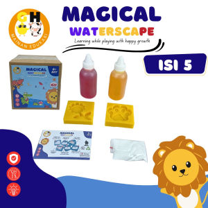 Magical Waterscape (Paket 5) Mainan Edukasi Gel Cetakan Jelly Air Ajaib DIY Montessori