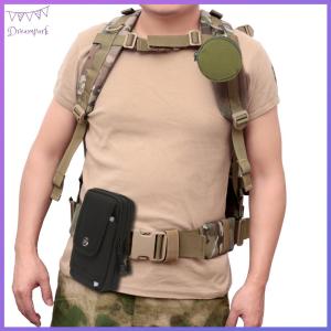 7 นิ้วกลางแจ้ง Molle Fanny Pack Pack Multi-Pocket Pouch โทรศัพท์ Pouch Wear Wear Wear Wear Wear Wear Weel