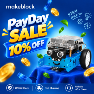 Makeblock mBot V1.2 Blue Educational Robot Kit Bluetooth Version Entry-level Coding Kit for Beginner