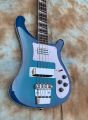 Classic Rickenbacker 4003 Blue burst Electric Bass Guitar 22 Frets Chrome Hardware Can be customized. 