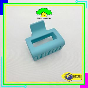 MI-C1130 Jedai Jepit Rambut Wanita Bahan Plastik Jedai Doff / Jepitan Rambut Model Kotak Polos Clip