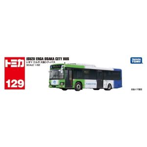 Xe mô hình Tomica Long No.129-4 Isuzu Erga Osaka City Bus 23