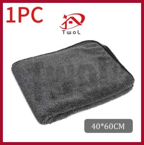 TwoL Wet And Dry Wash Accessories 1pcs Microfiber Towels Car Washing Towel 600gsm Auto Extra Soft Rag Care Cleaning Detailing