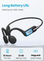 Bone Conduction Headphones, Wireless Bluetooth Swimming IPX8 Waterproof Headset, for Running, Cycling, Workouts and Driving, Sports Headset. 
