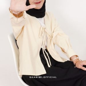 Ghanimi - Lizzy Outer / Outer Wanita / Outer Kerja Wanita / Atasan Casual Formal / Outer Daily