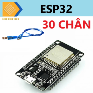 Mạch thu phát ESP32 NodeMCU LuaNode32 Module Wifi 30 chân kèm cáp usb