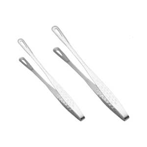 BBQ Tongs 24cm/28cm Ergonomic Handle Clip 304Stainless Steel Texture Suitable for Home and Outdoor Cooking