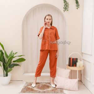 KALLYNE SHOP CP VIE SET - CP VIE SET STELAN DAILY BAJU TIDUR FASHION KALLYNE SHOP GROSIR PIYAMA MURAH WANITA