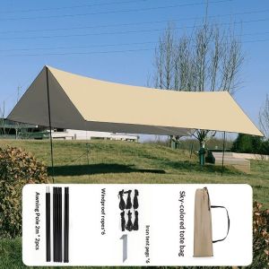 Portable tent for outdoor camping suitable for camping and picnicking with sunshade function