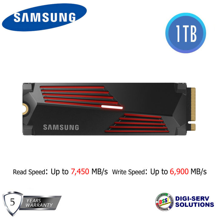 Samsung 990 PRO with Heatsink 1TB PCIe NVMe Internal SSD (MZ-V9P1T0CW)  Lazada PH