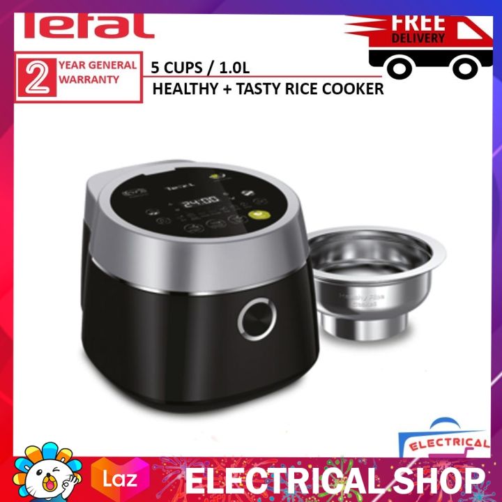 Tefal Rice Cooker RK8608 1L IH Low Gi Healthy Lazada