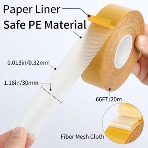 2 Cm - 5 Meter / 3 M Double Tape Multi Fungsi / Mini Nano 2 Tips tip / Serba guna/ Serbaguna / Dua lem isolatip/Solatip/Tempel Mobil Perlengkapan Rumah Karpet / Diameter Sedang/Lengket Banget isolasi Super Perekat Lakban  2cM 3M Kecil 60 Pcs Bening CLEAR