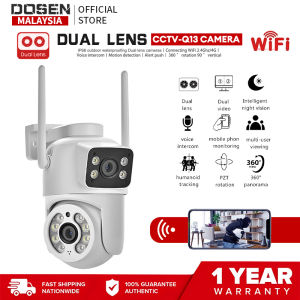 DOSEN cctv camera wifi 360 wireless A56 outdoor Three lenses IP66 outdoors Waterproof Wireless Cctv Camera for house icsee App