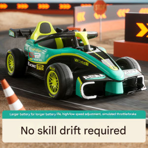 F1 Kart Childrens Electric Car Four-wheel Drift Remote Control Male and Female Toy Car Childrens