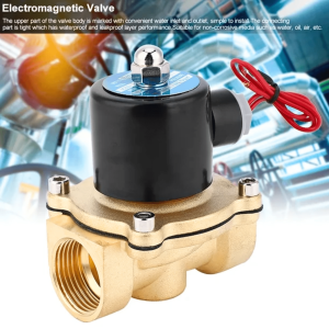 BERGARANSI Geerte Keran Otomatis Electric Solenoid Water Valve Normally 220V 3/4 Inch 2W 200 20