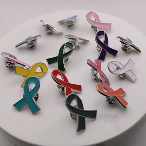 เข็มกลัดริบบิ้นติดโบว์แบบพกพารูปเข็มกลัดติดปกเสื้อมีสไตล์สำหรับชุดเดรสปาร์ตี้