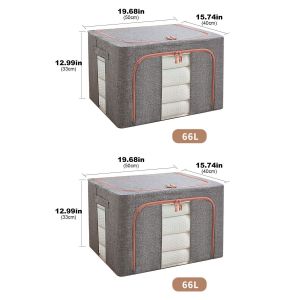 Nicedeal Multfunction Storage box waterproof PP Different sizes of folding clothes sorting bags