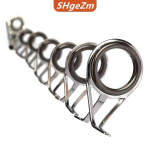 [COD] SHgeZm 4 cái bộ Câu Cá Giải Quyết Thép Không Gỉ Sửa Chữa Kit Set Cần Câu Hướng Dẫn Vòng Tip Câu Cá Vòng Tròn Vòng Mắt Hướng Dẫn Vòng Dây Vòng