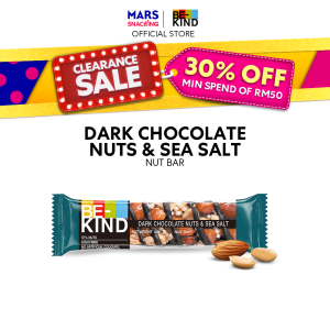 [Buy 4 Free 1 Promo] BE-KIND Dark Chocolate Nuts & Sea Salt Nut Bar 40g
