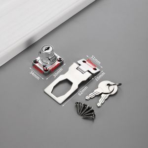 Ổ Khóa Cửa Tủ Bằng Hợp Kim Kẽm Chống Trộm Không Cần Đục Lỗ Tiện Dụng Cho Gia Đình / Văn Phòng -LUMBL
