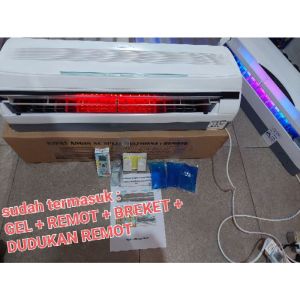 KIPAS ANGIN MODEL AC sudah termasuk gel lampu led