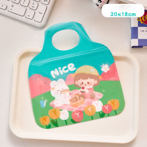 Set 5 Túi zip hoạt hình chống nước quà tặng cho học sinh mới nhất 2025