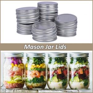 HJKL Kitchen Sealing Leak Proof Canning Lids Glass Bottle Mason Jar Lids Mug Caps