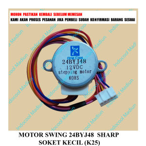 MSLGK DINAMO SWING AC / SWING MOTOR / MOTOR SWING 24BYJ48 SHARP SOKET KECIL (K25)