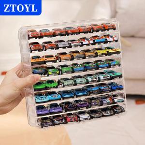 [COD] ZTOYL โมเดลรถกล่องโชว์1 64อะคริลิครูปรถยนต์ชุดของเล่นสำหรับสะสม (ไม่มีรถ)