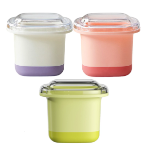 ตู้แช่แข็งที่มีประสิทธิภาพถาดสำหรับเก็บโคลนชุด3ชิ้นดีไซน์กันหกสำหรับอุปกรณ์สร้างสรรค์