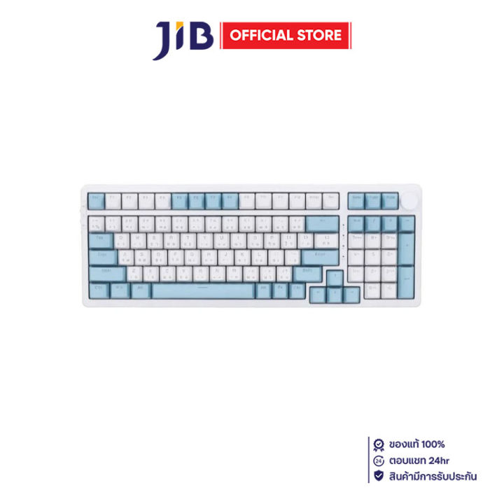 WIRELESS KEYBOARD (คีย์บอร์ดไร้สาย) AJAZZ AK992 (SUMMER LOOP) (RED ...