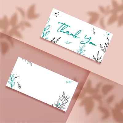 ❮SG Seller❯ Thick Small Thank you card /tag (40pcs/pkt)