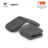 Logitech Mobi Fold Ultra-Portable Travel Mouse Small and Light Touch Scroll Quiet Clicks 4K DPI Bluetooth for Windows PC Mac Chromebook Android iPad - Graphite/Off White