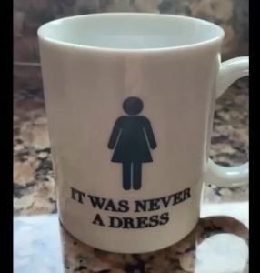 It Was Never a Dress MugColor Heat Changing Mug Ceramic Coffee Cup Gift
