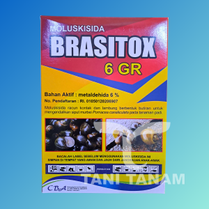 BRASITOX 6 GR MOLUSKISIDA PENGENDALI HAMA // INSEKTISIDA KEONG // SIPUT // BRASITOK
