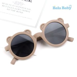 แว่นตาเด็ก แว่นตาเด็กแฟชั่น  แว่นกันแดดเด็ก ป้องกันรังสี UV400 สีทึบ