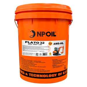 Dầu thủy lực chống mài mòn NP PLATO - AWS 32/46/68 HM/HL - XÔ 18 Lít