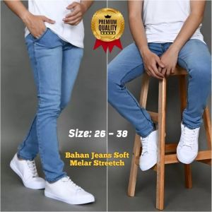 Celana Jeans Pria Sobek Ripped / Celana JEANS hitam pria Strecth / Celana panjang sobek Pria Model Skinny
