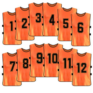 Handball Training Bib / Numbered Vest Jersey 12pcs | Jersi Latihan Bola Baling / Vest Bernombor 12pcs