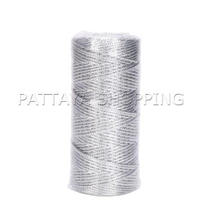 Pattaya ดิ้นสี เชือกห้อยป้ายแท็ก 1.5มิล DIY สร้อยข้อมือ ตกแต่งงาน ห่อขวงหวัญ ประกับต้นคริสต์มาส packing rope