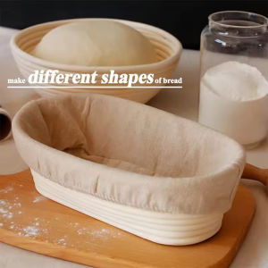 Oval Bread Proofing Basket Bread Fermentation Baskets Bowl Woven Sourdough Banneton Bread Basket for Home Baking Bakery