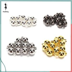 ส่วนลด 10 บาท สำหรับการซื้อ 1 ชิ้น 10pcs Magnetic lobster clasps BUCKLE Hook round Ball DIY เครื่องประดับทำการค้นพบ