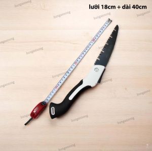 Cưa cầm tay gấp gọn lưỡi thép hợp kim SK5 bén bền không gỉ sét 4 size lưỡi 18cm 21cm 25cm 30cm